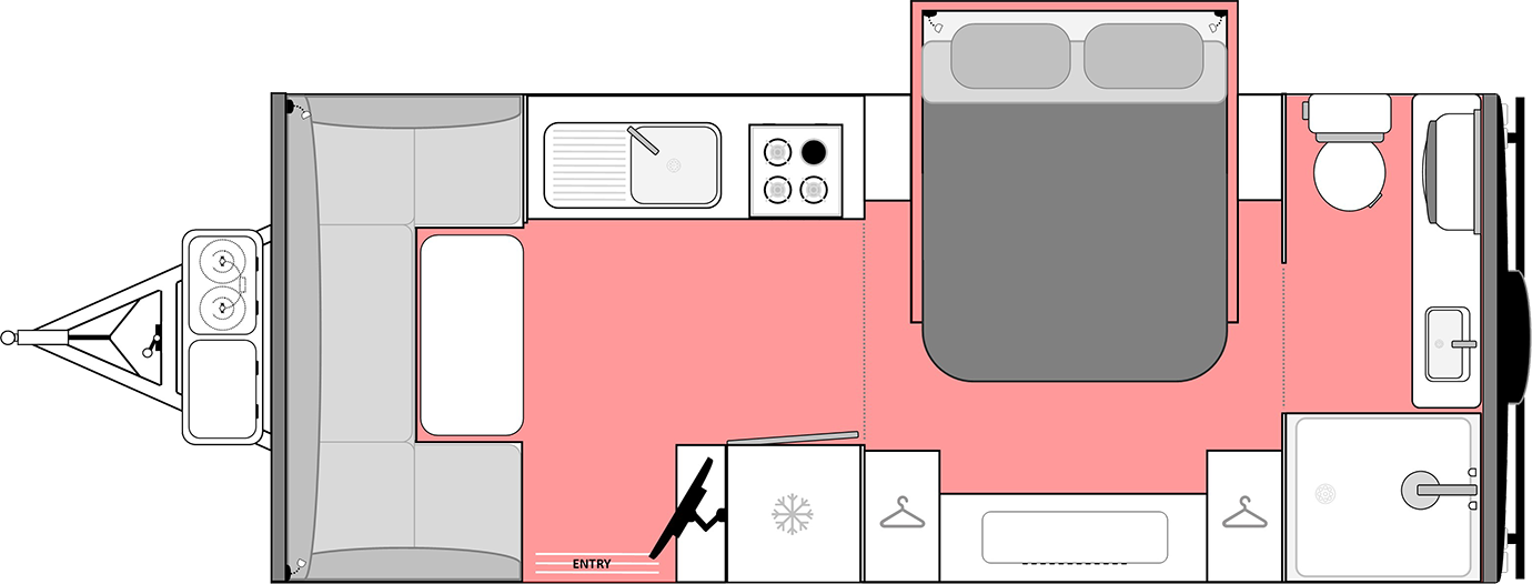 Big Red 19 Ft Ensuite Floorplan